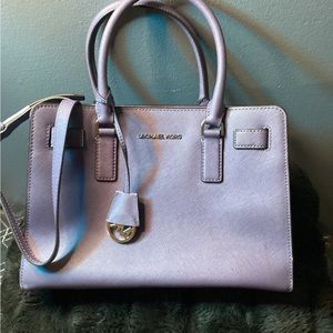 Michael Kors Dillon Saffiano Leather Small Satchel Bag